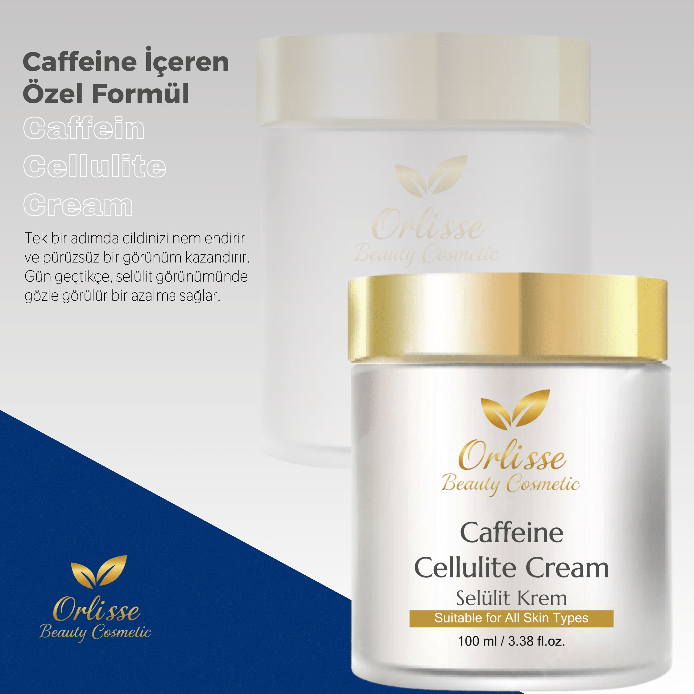 Caffeine İçeren Özel Formül Selülit Krem - Görsel 2