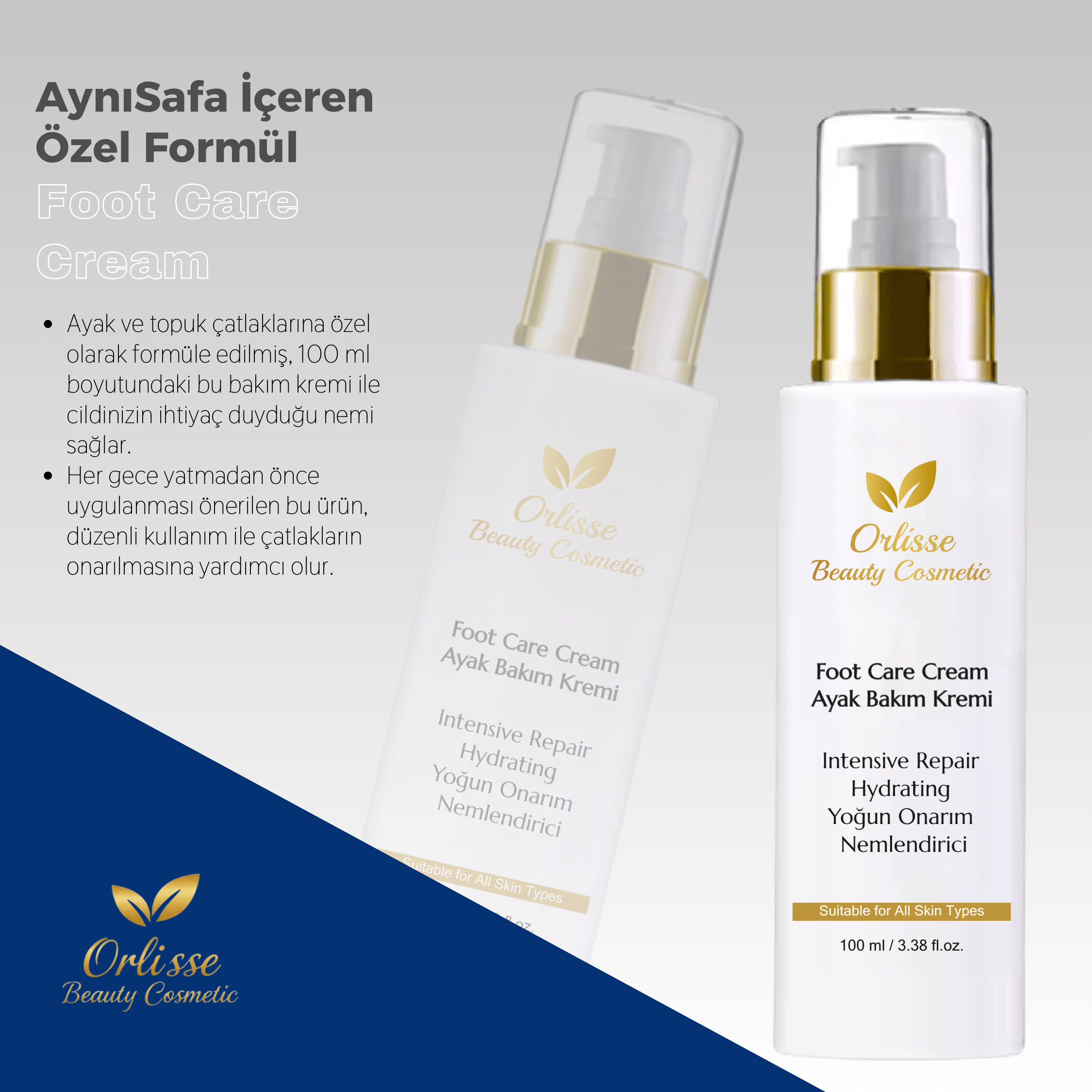 Aynısafa-Çay ağacı İçeren Özel Formül Ayak Bakım Kremi - Görsel 2