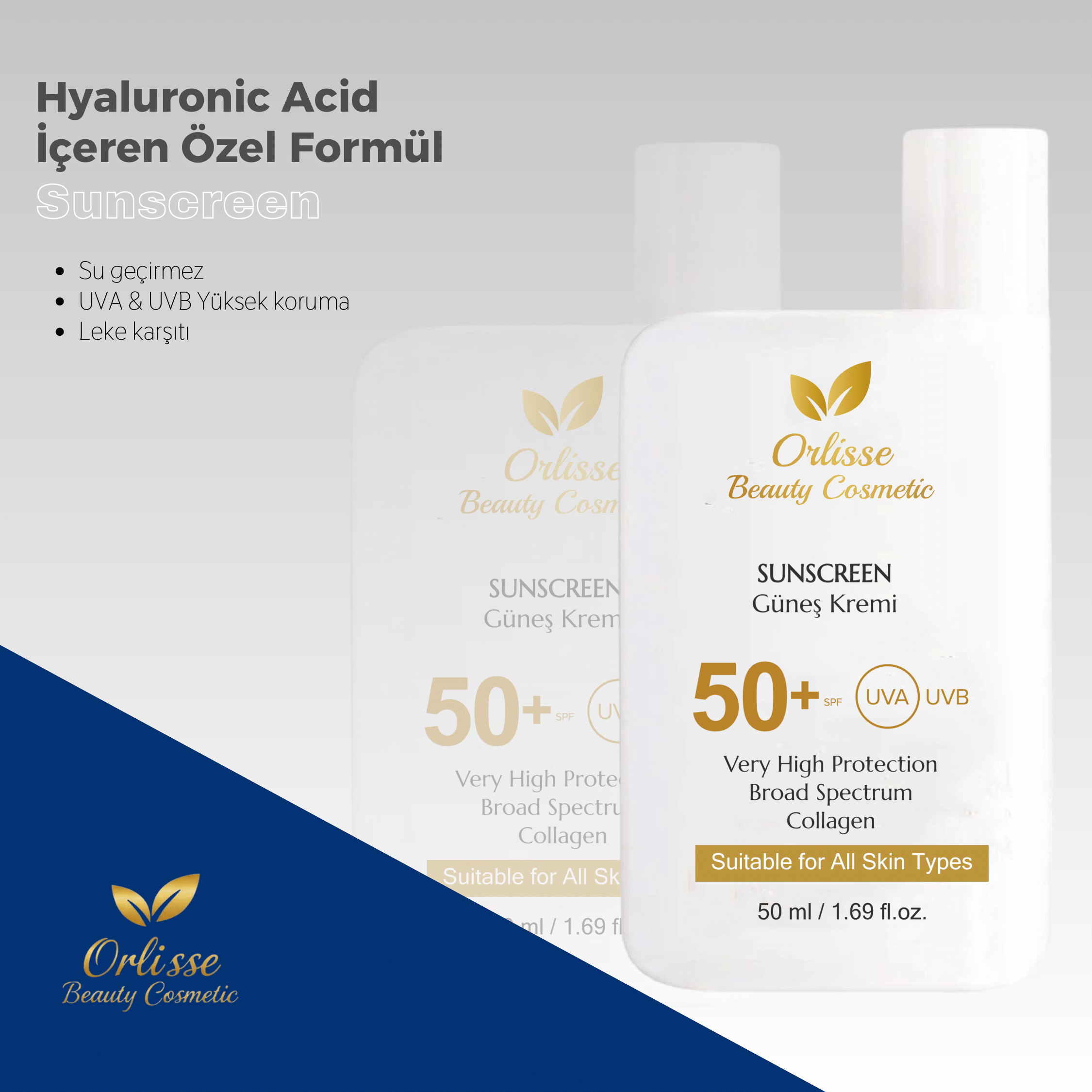 Hyaluronic Acid İçeren Özel Formül Güneş Kremi - Görsel 2